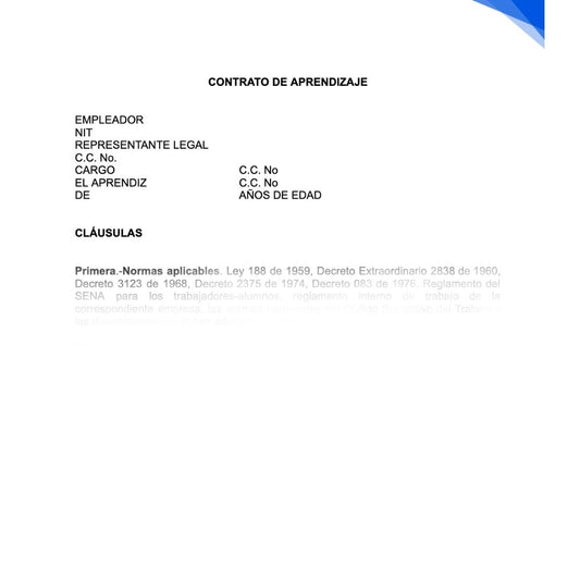 Contrato de Aprendizaje