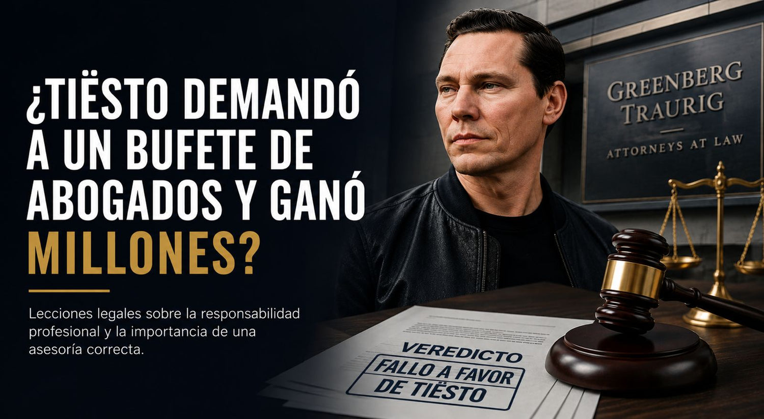 ¿Tiësto demandó a un bufete de abogados y ganó millones? El caso legal que está dando de qué hablar