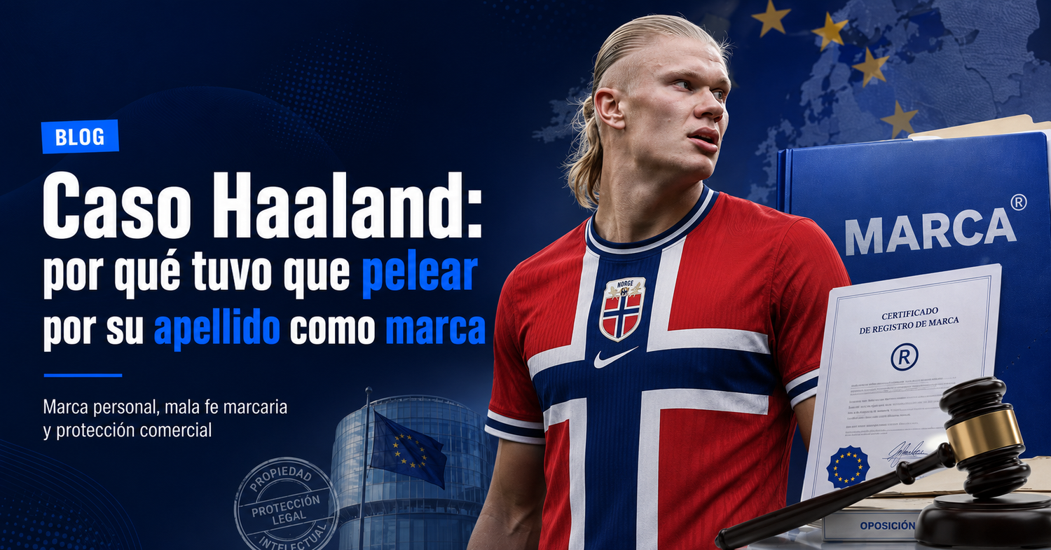 Caso Haaland: por qué un futbolista tuvo que pelear legalmente por su propio apellido como marca