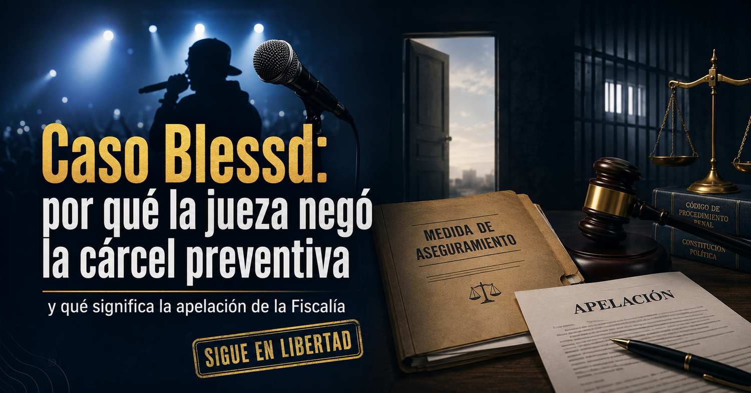 Caso Blessd: por qué la jueza negó la cárcel preventiva y qué significa la apelación de la Fiscalía