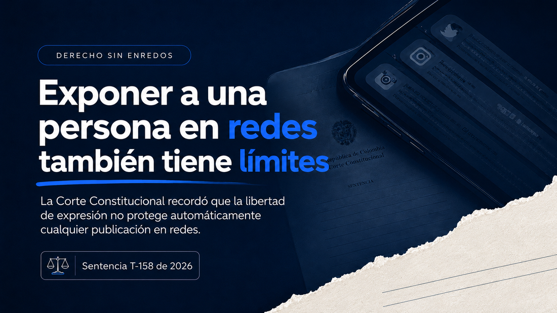 ¿Se puede exponer a una persona en redes sociales en Colombia?