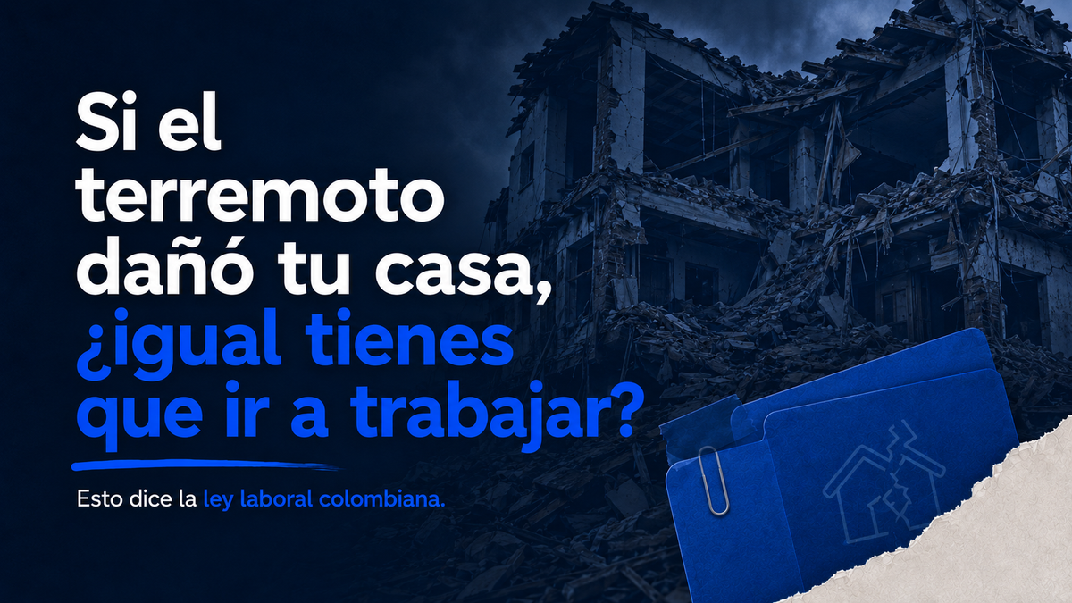 Terremoto y trabajo: ¿puedes pedir licencia si tu casa sufrió daños?