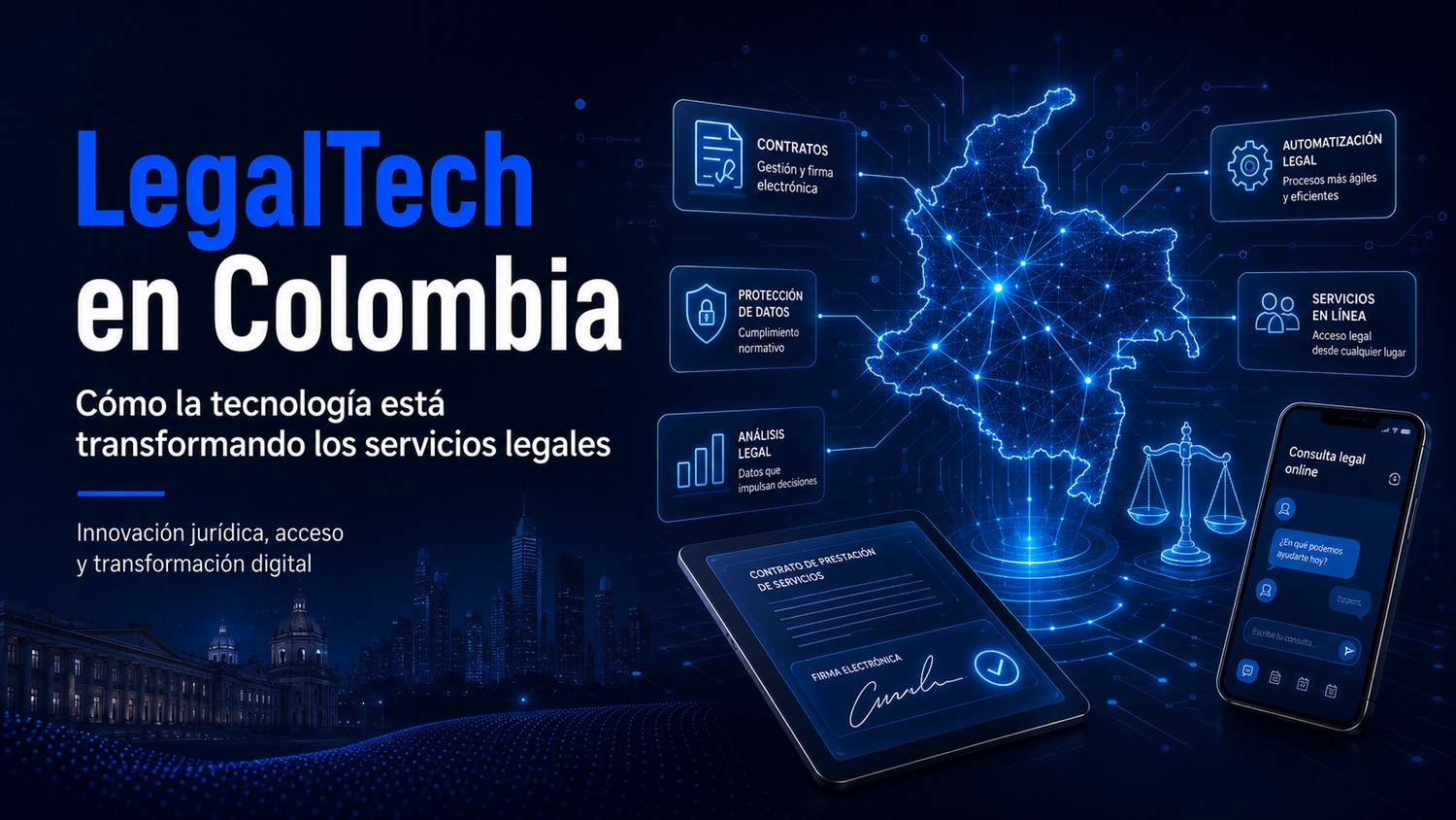 LegalTech en Colombia: cómo la tecnología está transformando los servicios legales