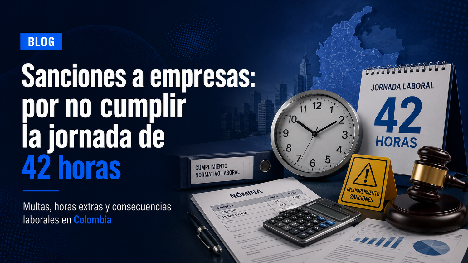 ¿Qué sanciones pueden recibir las empresas que no reduzcan la jornada laboral a 42 horas?