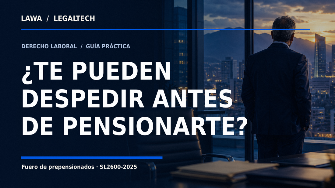 ¿Te pueden despedir si te faltan menos de tres años para pensionarte?