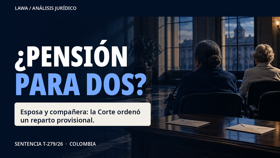 ¿Una pensión para la esposa y la compañera? El fallo que ordenó repartirla provisionalmente