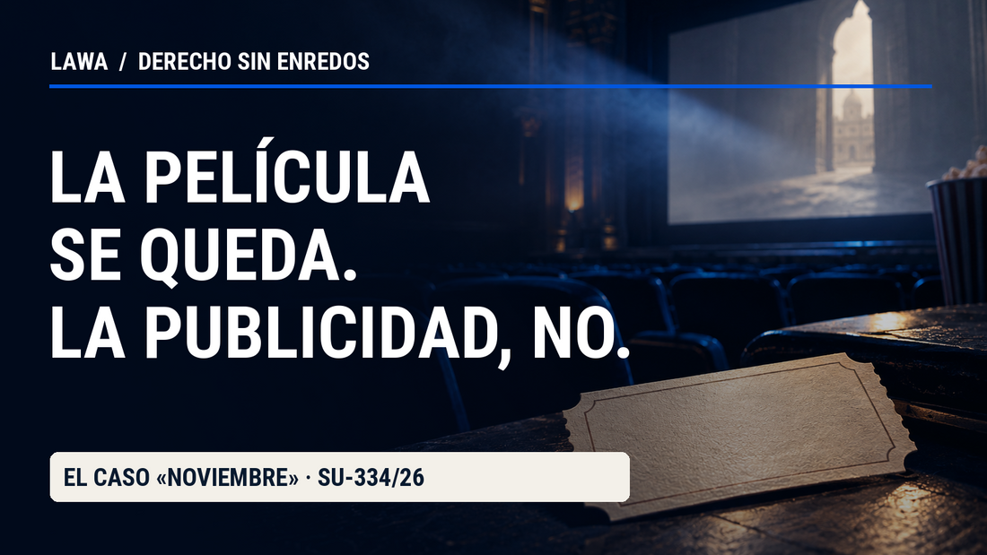 La película Noviembre y la Corte: ¿hasta dónde llega la libertad de ficción?