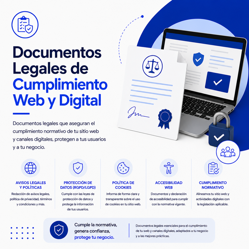 Documentos Legales de Cumplimiento Web y Digital