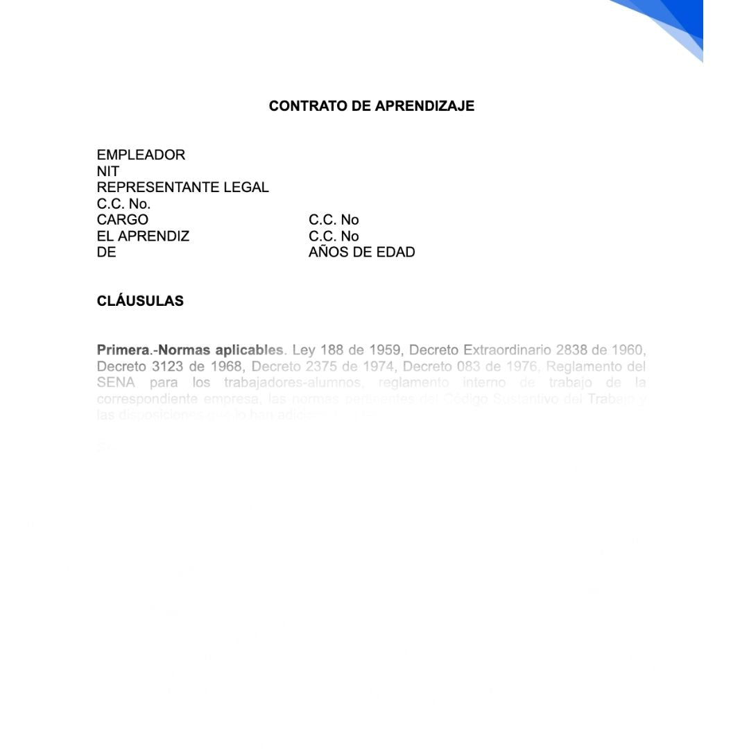 Contrato de Aprendizaje