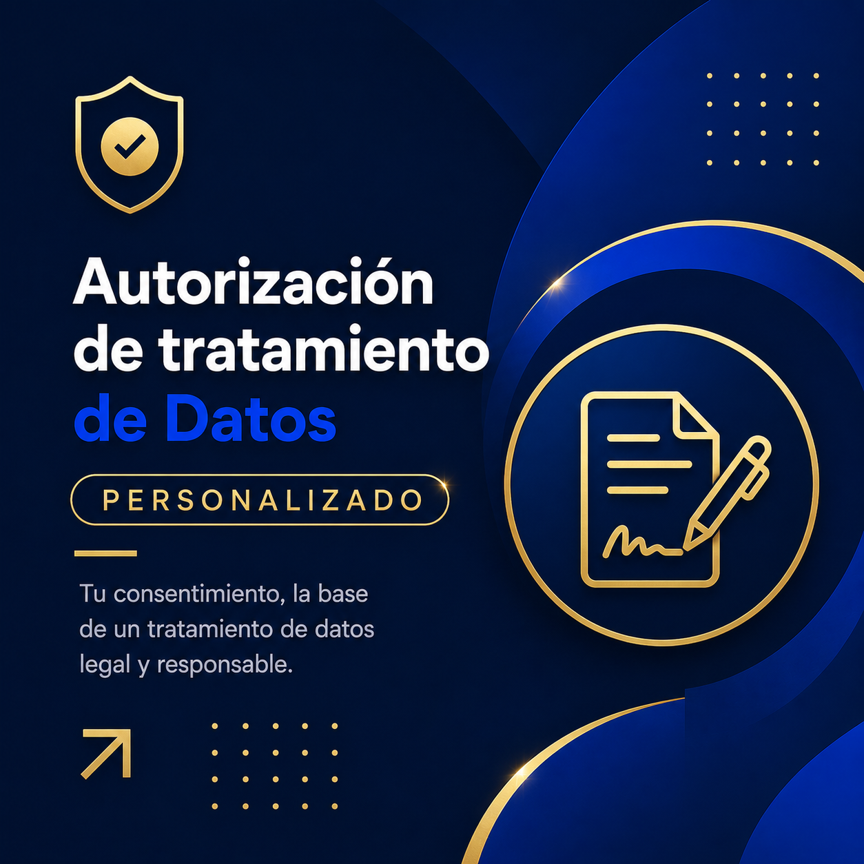 Autorización para tratamiento de datos personales - Elaborada por abogados para tu negocio
