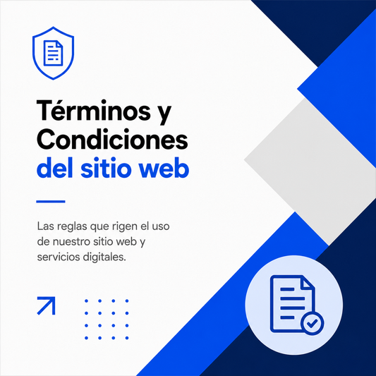 Términos y condiciones del sitio web - plantilla legal gratuita