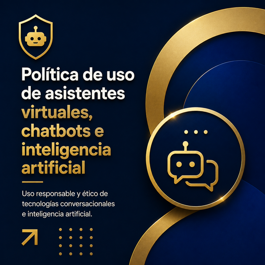 Política de uso de asistentes virtuales, chatbos e inteligencia artificial - Elaborada por abogados para tu negocio